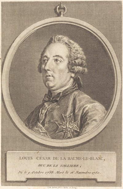 Louis Cesar, La Baume-le-Blanc alkotó: Charles Nicolas Cochin II