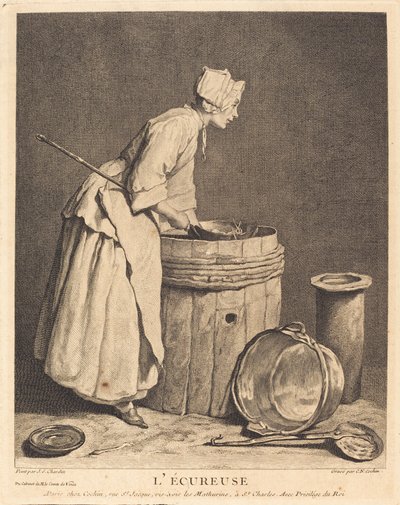 A mókus alkotó: Charles Nicolas Cochin I after Jean Siméon Chardin