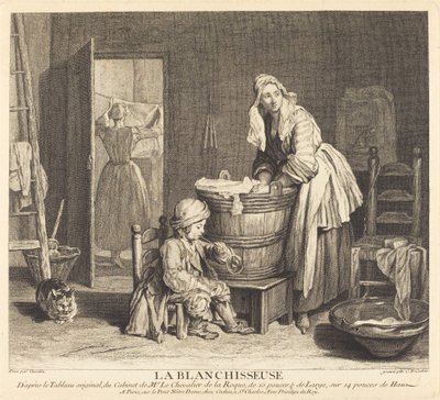 A Mosónő alkotó: Charles Nicolas Cochin I after Jean Siméon Chardin