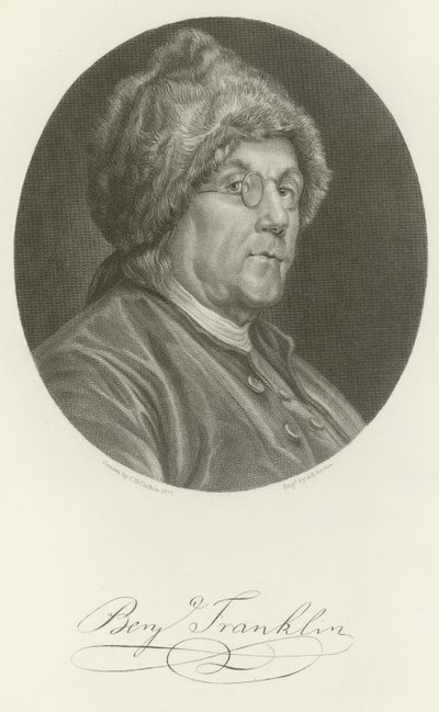 Benjamin Franklin alkotó: Charles Nicolas II Cochin