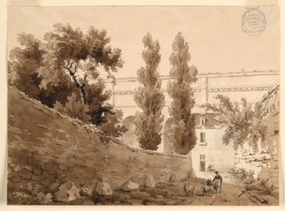 Egy helység Dél-Franciaországban alkotó: Charles Nicolas Ransonnette