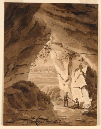 Egy barlangban alkotó: Charles Nicolas Ransonnette