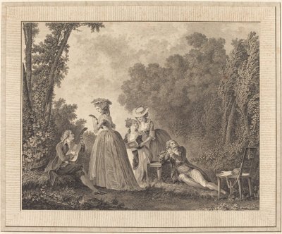 A kellemes koncert alkotó: Charles Nicolas Varin after Nicolas Lavreince