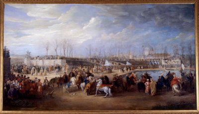 XV. Lajos király fogadta Mehemet Effendi török nagykövetet a nagy Achmet szultán mellett 1721. március 21-én a Tuileries Peinture de Charles Parrocelban. alkotó: Charles Parrocel