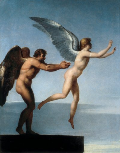 "Daedalus és Icarus" (Icarus and Daedalus) alkotó: Charles Paul Landon