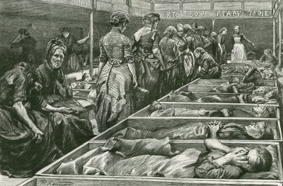 Az Üdvhadsereg női menedékhelye Whitechapelben alkotó: Charles Paul Renouard