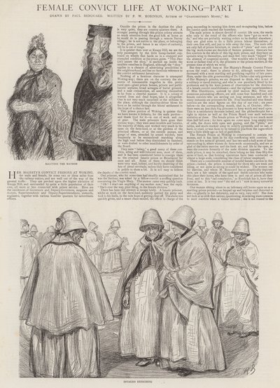 Női elítélt élete Wokingban alkotó: Charles Paul Renouard