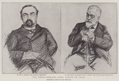 Henry-Reinach rágalmazási akció Párizsban alkotó: Charles Paul Renouard