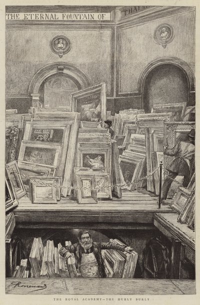 A Királyi Akadémia, a Hurly Burly alkotó: Charles Paul Renouard