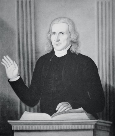 Francis Asbury (litho) alkotó: Charles Peale (after) Polk