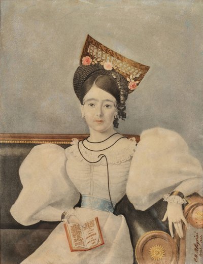 Lucia Carranza de Rodríguez Orey asszony alkotó: Charles Pellegrini