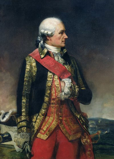 Jean-Baptiste de Vimeur (1725-1807) Rochambeau grófja (olaj, vászon) alkotó: Charles-Philippe Lariviere
