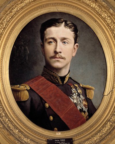 Jenő Lajos Napóleon császári herceg (1856-1879), III. Napóleon fia portréja. Károly Porion festménye (XIX. század) alkotó: Charles Porion