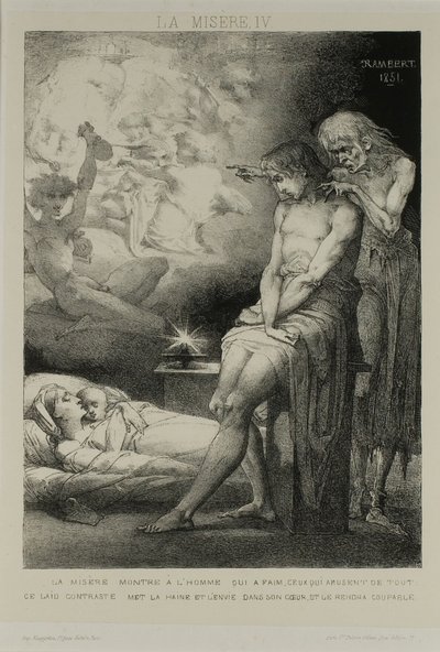 Négyes tányér a Miseryből alkotó: Charles Rambert