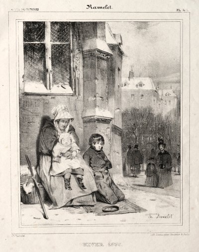 Tél, 1836. alkotó: Charles Ramelet
