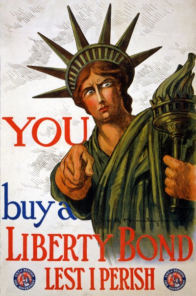 Vásárol egy Liberty Bond-ot, 1917 alkotó: Charles Raymond Macauley