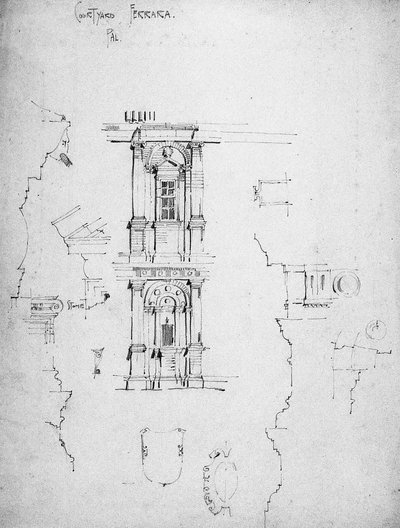 Palotaudvar, Ferrara, 1891 alkotó: Charles Rennie Mackintosh