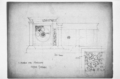 S. Maria dei Miracoli oltárképernyő, 1891 alkotó: Charles Rennie Mackintosh