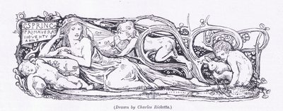 Tavasz, a The Magazine of Art 1893-ból, Cassell and Company, 1893 alkotó: Charles Ricketts