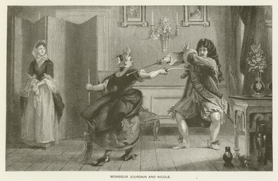 Monsieur Jourdain és Nicole alkotó: Charles Robert Leslie