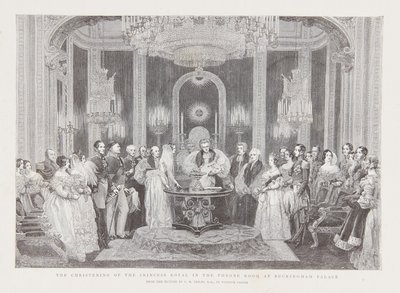 Viktória királyi hercegnő keresztelője alkotó: Charles Robert Leslie