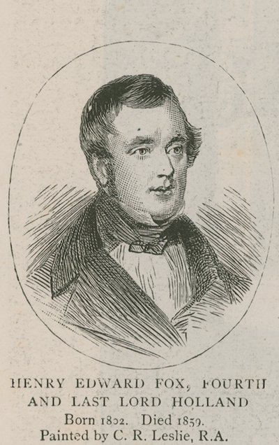 A családi kép - a Holland House könyvtára alkotó: Charles Robert Leslie