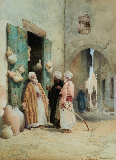 Egy vita Kairóban alkotó: Charles Robertson