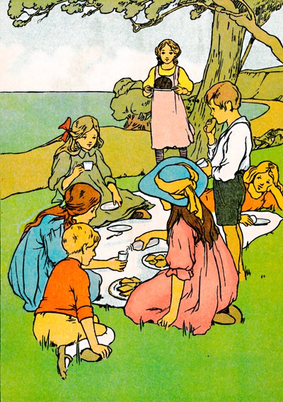 Karácsonyi vacsora Új-Zélandon, 1912 alkotó: Charles Robinson