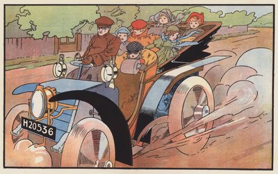 A kis autósok boldog pártja alkotó: Charles Robinson