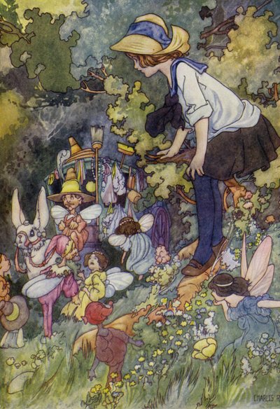 Bepillantás a tündérmesék földjébe (színes litó) alkotó: Charles Robinson