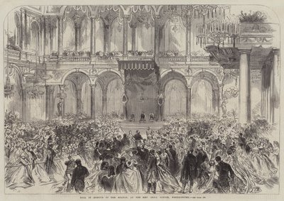 Bál a szultán tiszteletére az Új Indiai Hivatalban, Westminsterben alkotó: Sir John Charles Robinson