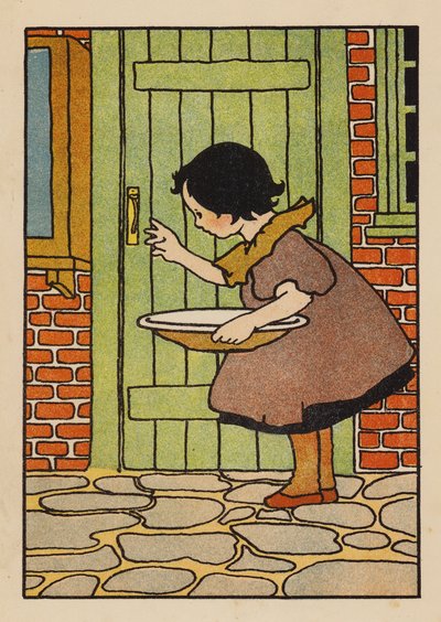 Illusztráció a Babes and Birds (színes litográfia) számára alkotó: Charles Robinson