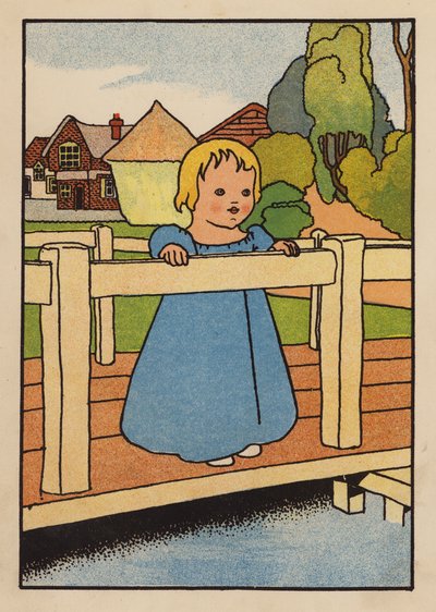 Illusztráció a Babes and Birds (színes litográfia) számára alkotó: Charles Robinson