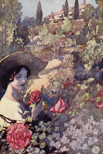 Szentimentális kertünk: nyár (színes litó) alkotó: Charles Robinson