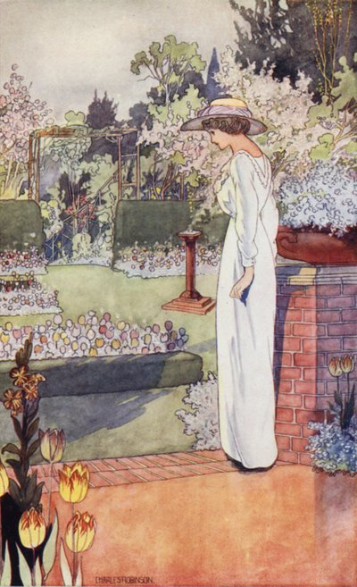 Szentimentális kertünk: A holland kert (színes litó) alkotó: Charles Robinson