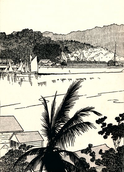 Port Antonio, Jamaica, 1912 alkotó: Charles Robinson