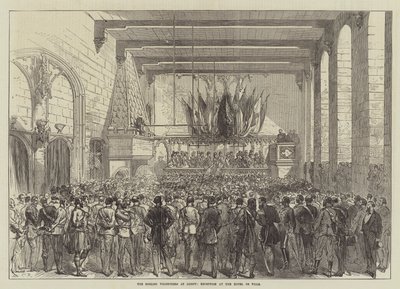 Az angol önkéntesek Gentben, fogadás a Hotel de Ville-ben alkotó: Sir John Charles Robinson
