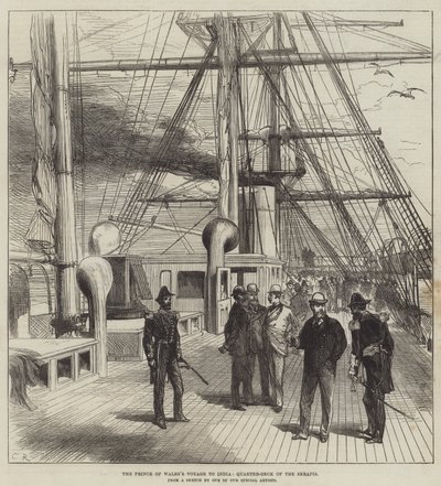 A walesi herceg indiai útja, a Serapis negyed fedélzete alkotó: Sir John Charles Robinson