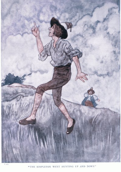 Az egyszerű ember fel-alá járt vadászni, az 1930-as években alkotó: Charles Robinson