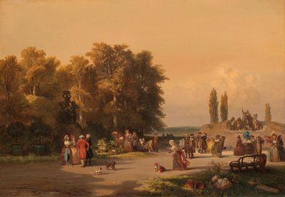 Park Párizs környékén alkotó: Charles Rochussen