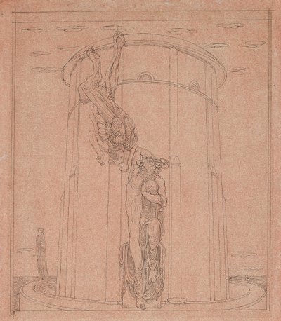 A labirintus, amelyben az ikerbika megrekedt, a 19. század végén alkotó: Charles S Ricketts