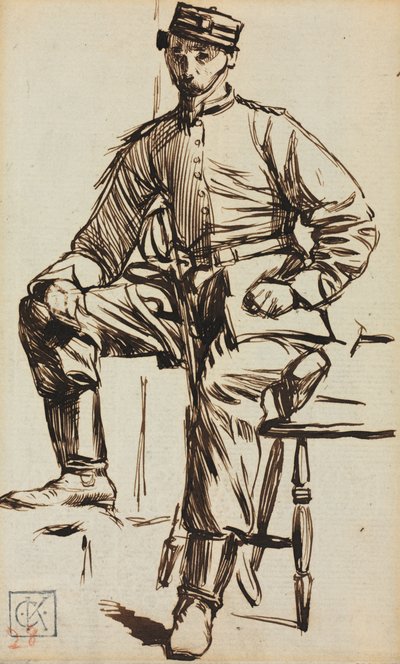 Charles Keene önkéntesként alkotó: Charles Samuel Keene