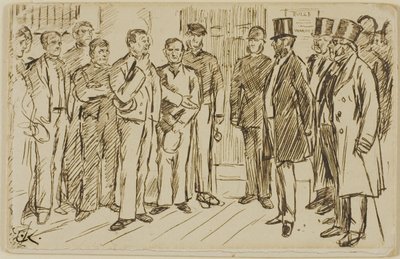 A fogvatartott azonosítása alkotó: Charles Samuel Keene