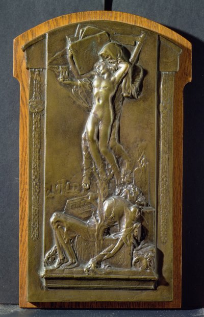 Halál és a leány, 1911-1912 körül (bronz) alkotó: Charles Sergeant Jagger