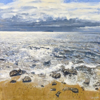 Crail Shore, 2015 (olaj, vászon) alkotó: Charles Simpson