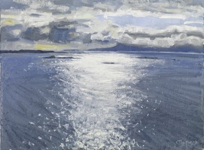 Sötét este, 2017 (olaj, vászon) alkotó: Charles Simpson