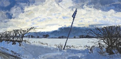 Decemberi délután, 2011 (olaj, vászon) alkotó: Charles Simpson