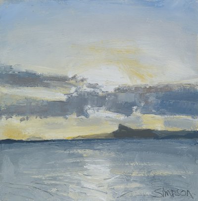 Eigg, 2013 (olaj, vászon) alkotó: Charles Simpson