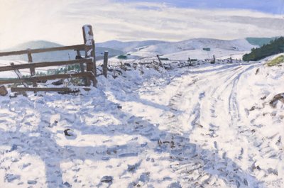 Januári pálya, 2017 (olaj, vászon) alkotó: Charles Simpson