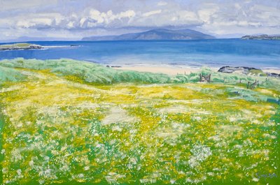 Machair, North End Iona, 2015 (olaj, vászon) alkotó: Charles Simpson